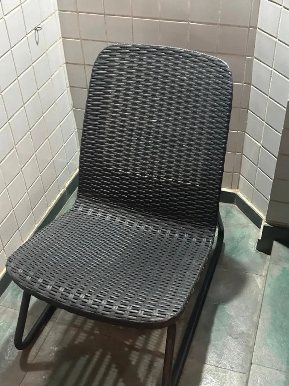 Cadeira de balanço para jardim e varanda