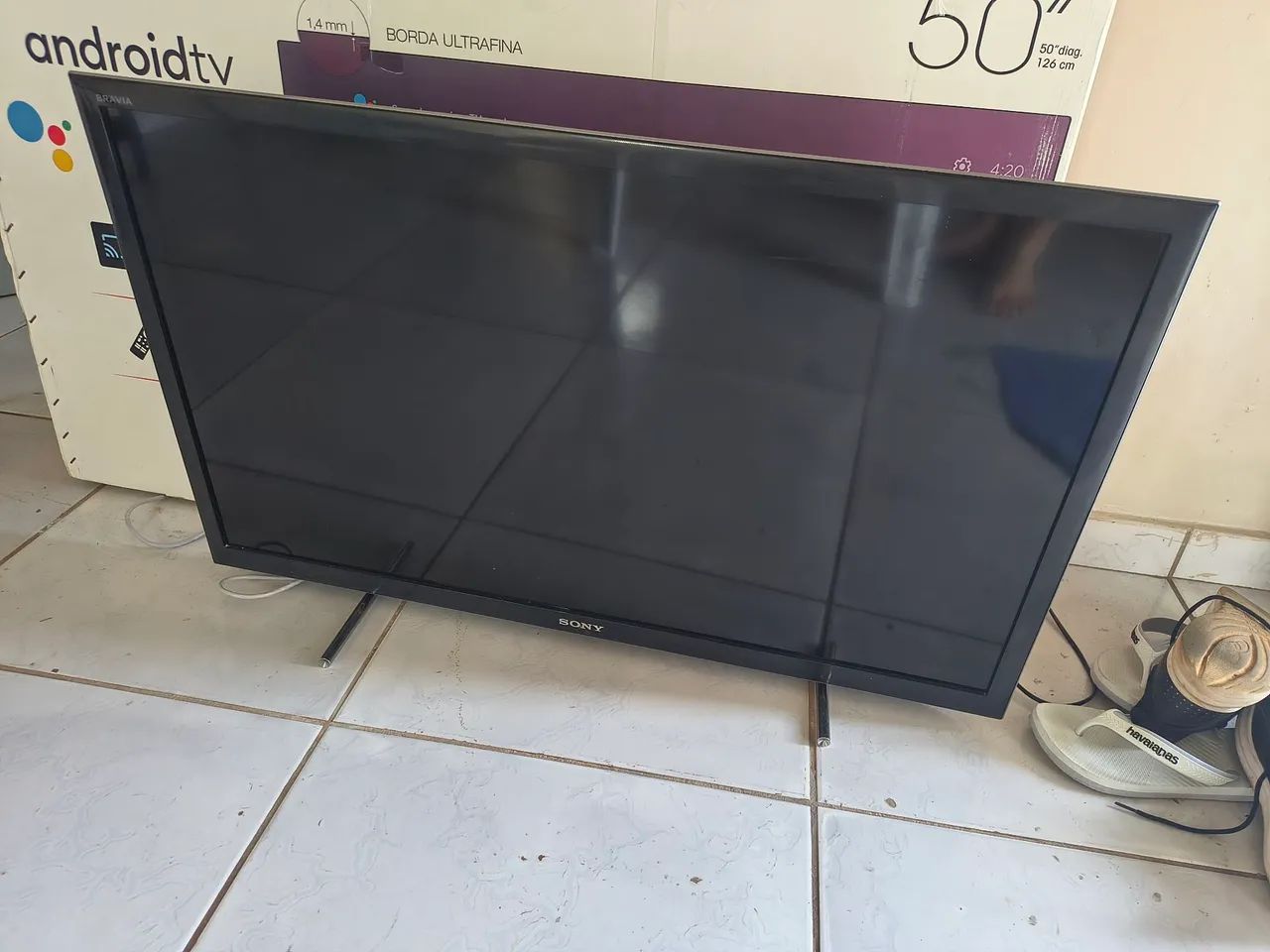 Tv Sony 40 polegadas queimada