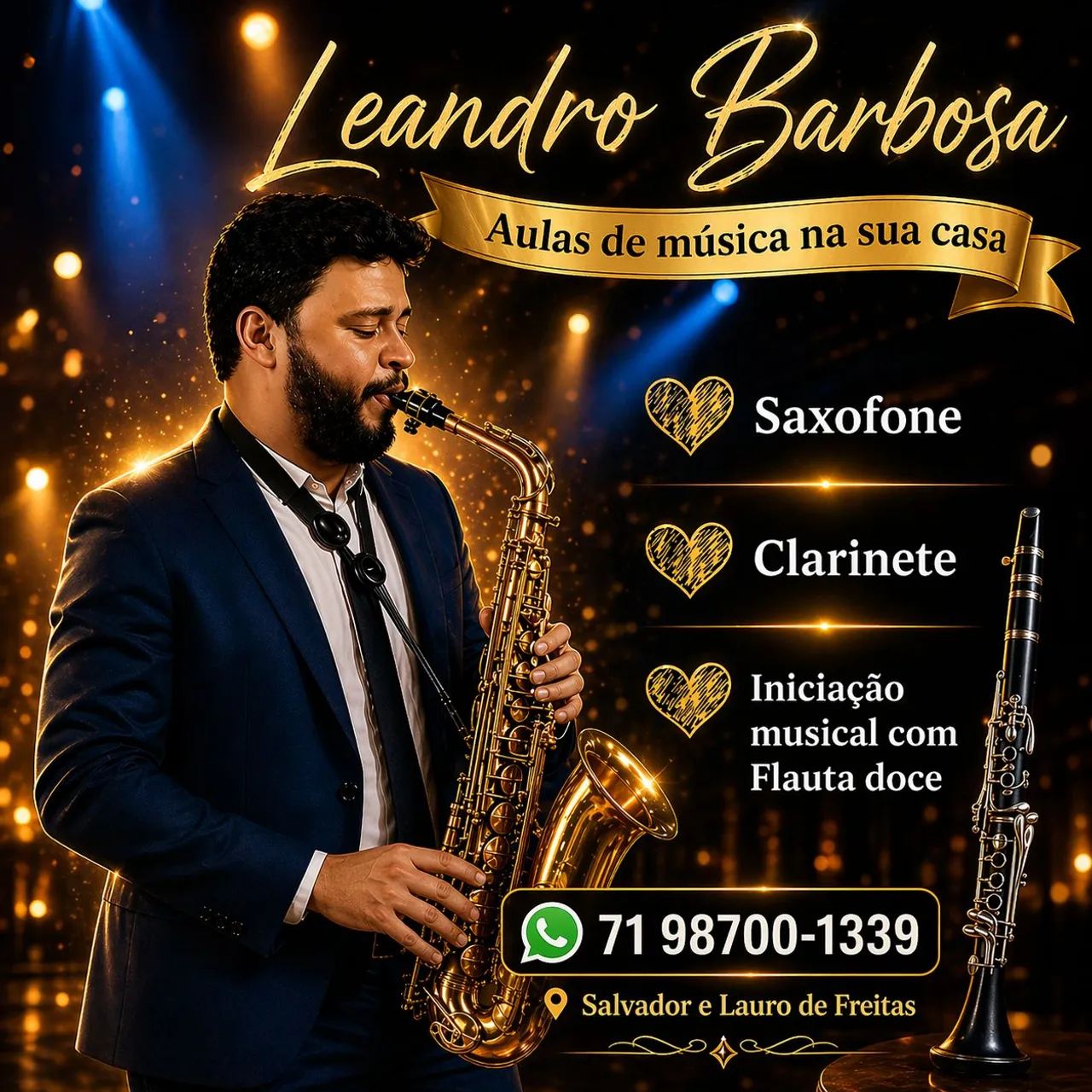AULAS DE MÚSICA EM DOMICÍLIO