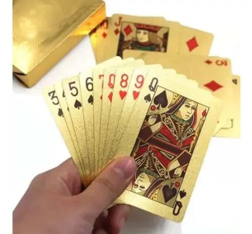 Kit Baralho Dólar Dourado - Foto 2
