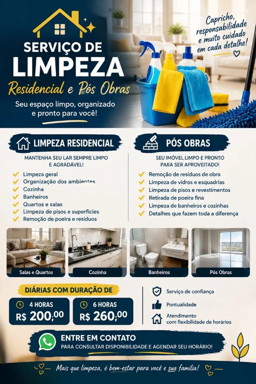 ? DIARISTA ? LIMPEZA COM CAPRICHO! ?