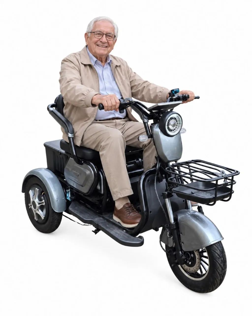 Triciclo elétrico 1000w sem CNH  - Foto 4