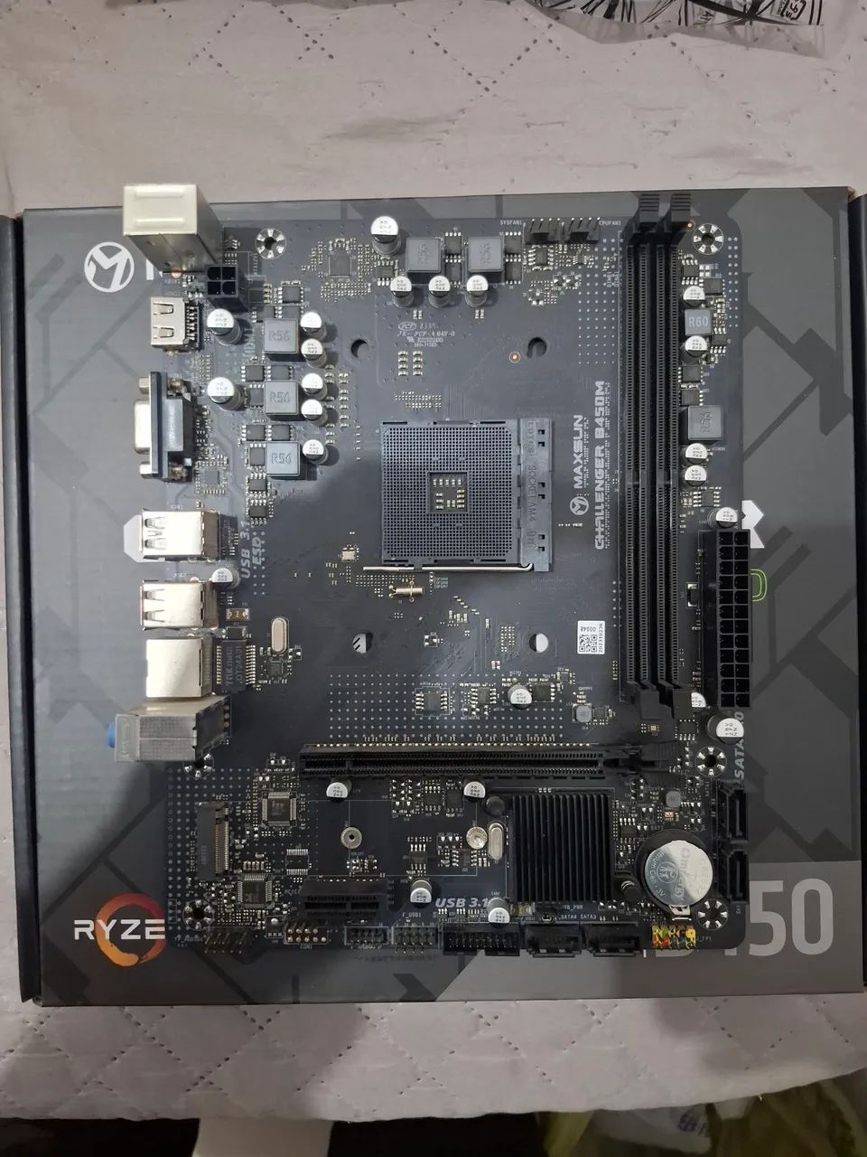 Placa mãe B450m Challenger Maxsun AM4 - Foto 3