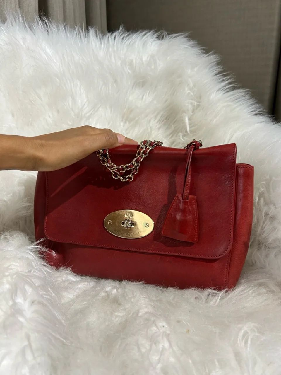 Bolsa Lilly Apple Red Mulberry usada 