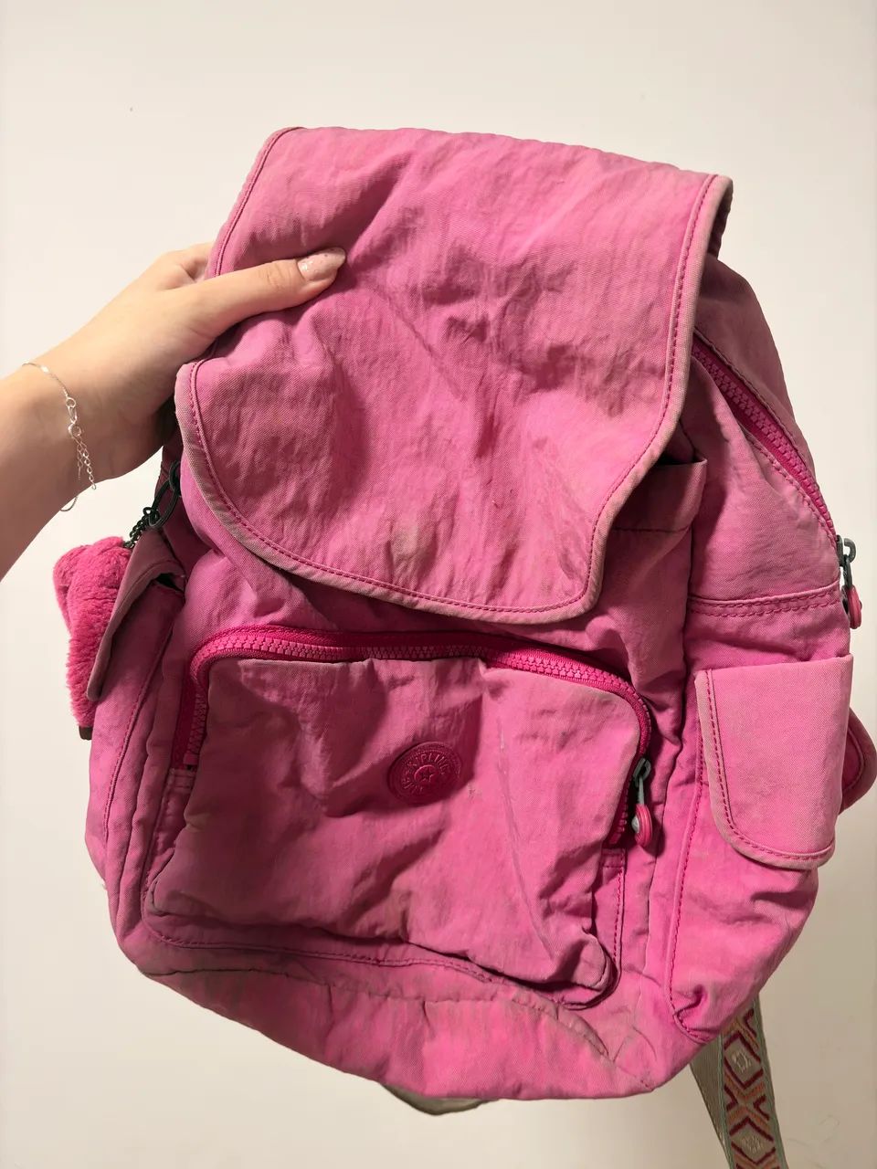 mochila kipling rosa  - Foto 3