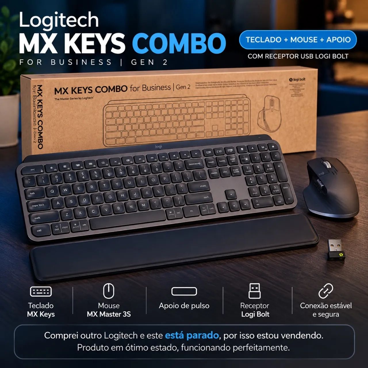 Logitech Mx Keys Combo For Business | Gen 2