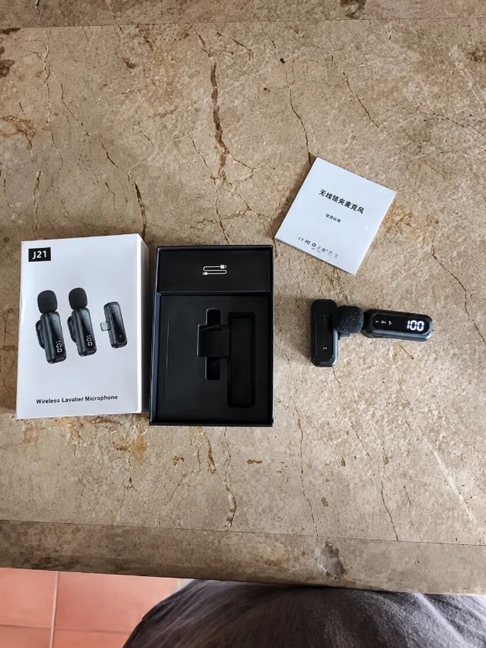 Microfone de Lapela Sem Fio - Kit Duplo - Para Celulares - Novo - Foto 3