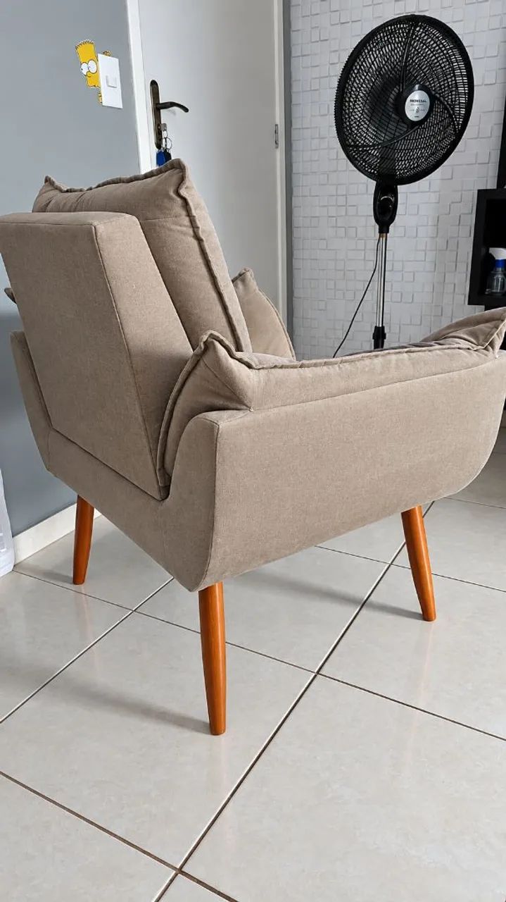 Poltrona Suede-Veludinho  - Foto 5
