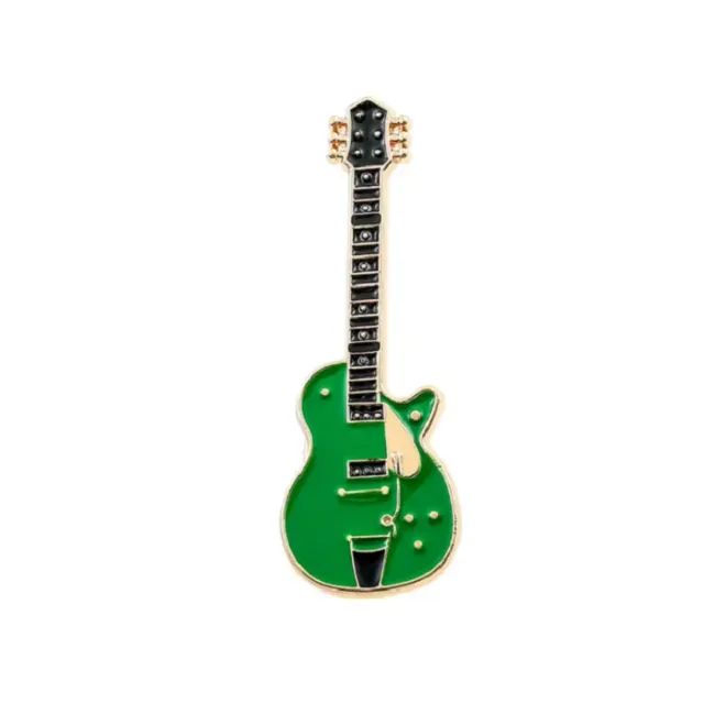 Broche Mini Guitarra Pin Lapela Modelo Les Paul - Foto 4