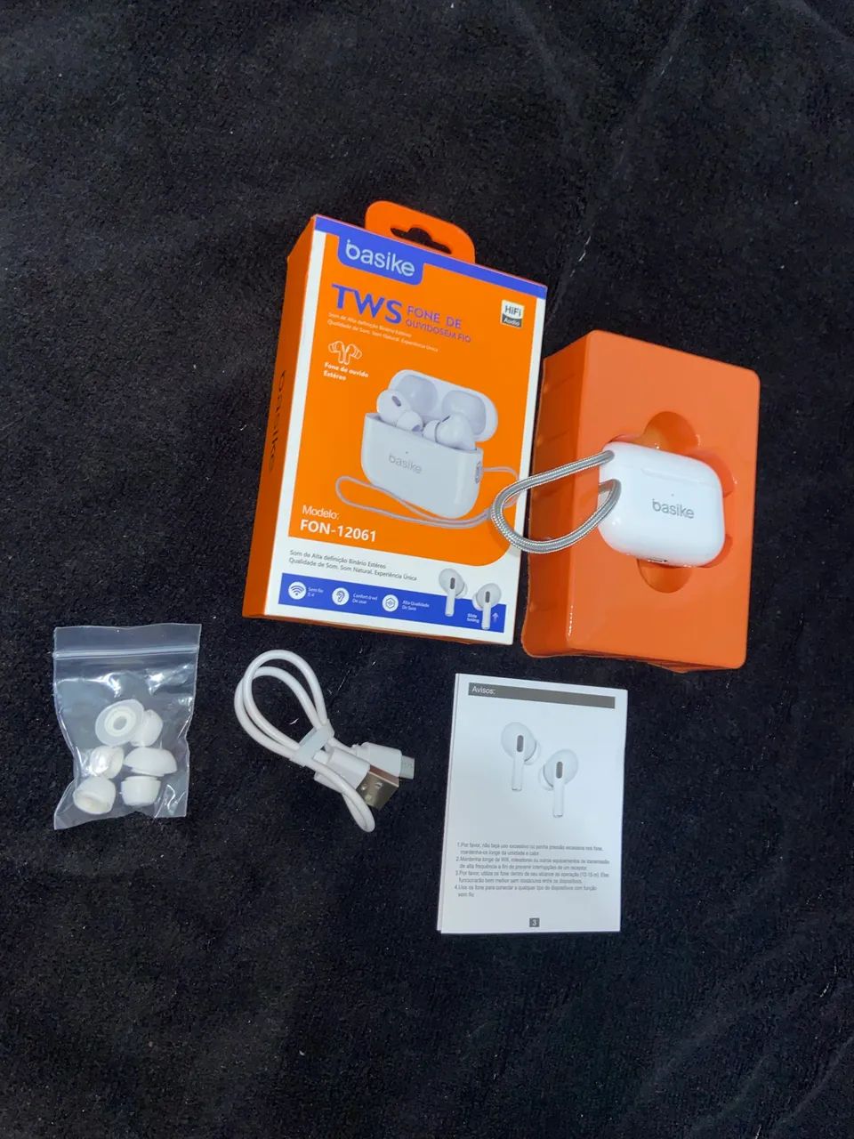 Fone Bluetooth Basike- Completo na Caixa - Foto 4