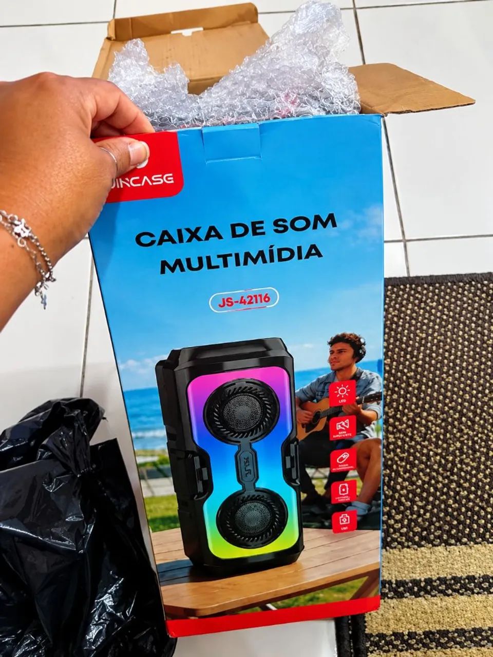 Caixa de som Bluetooth  - Foto 2