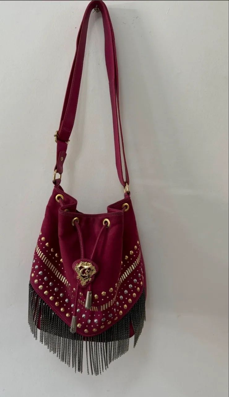Bolsa couro Carmen Steffens 