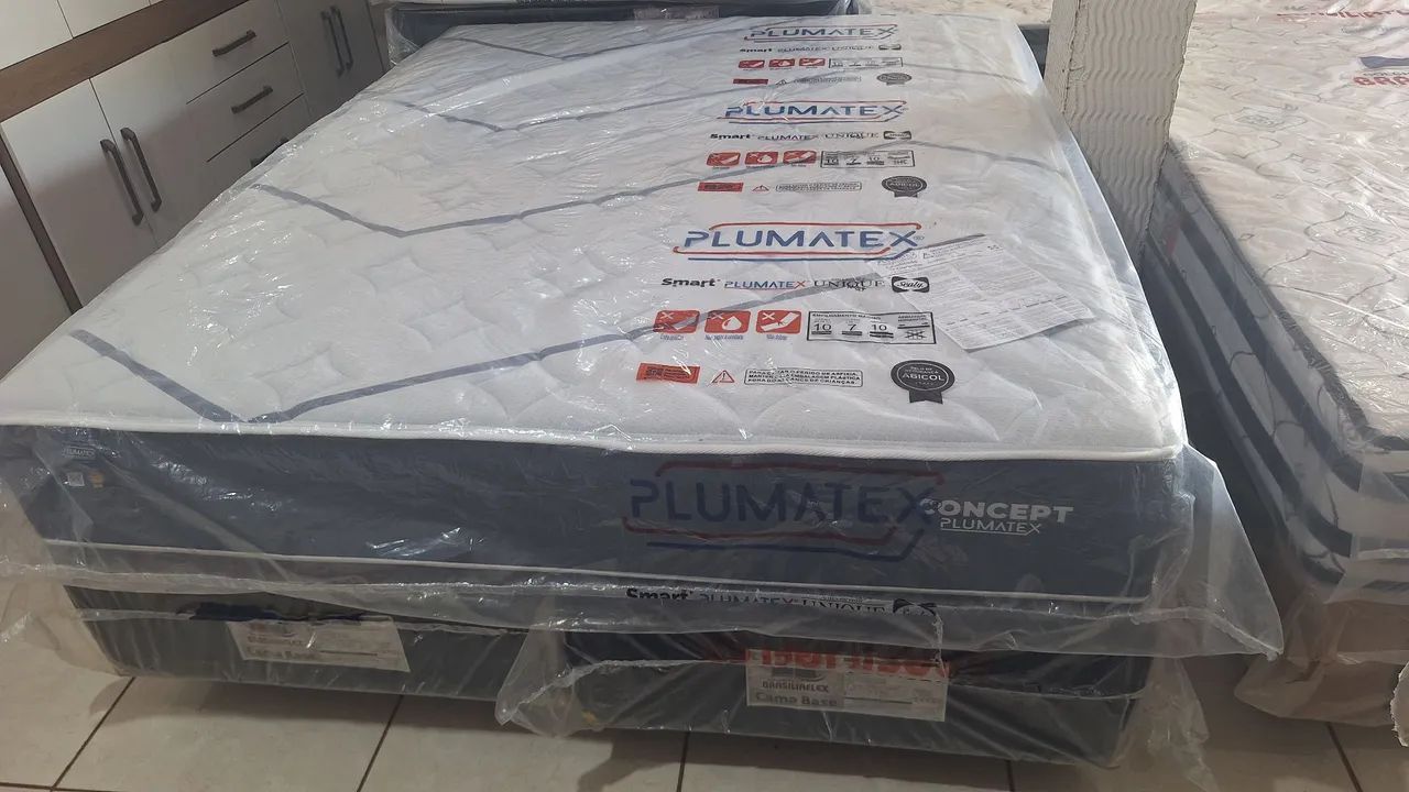 Cama Queen 1.98x1.58 molas ensacadas 