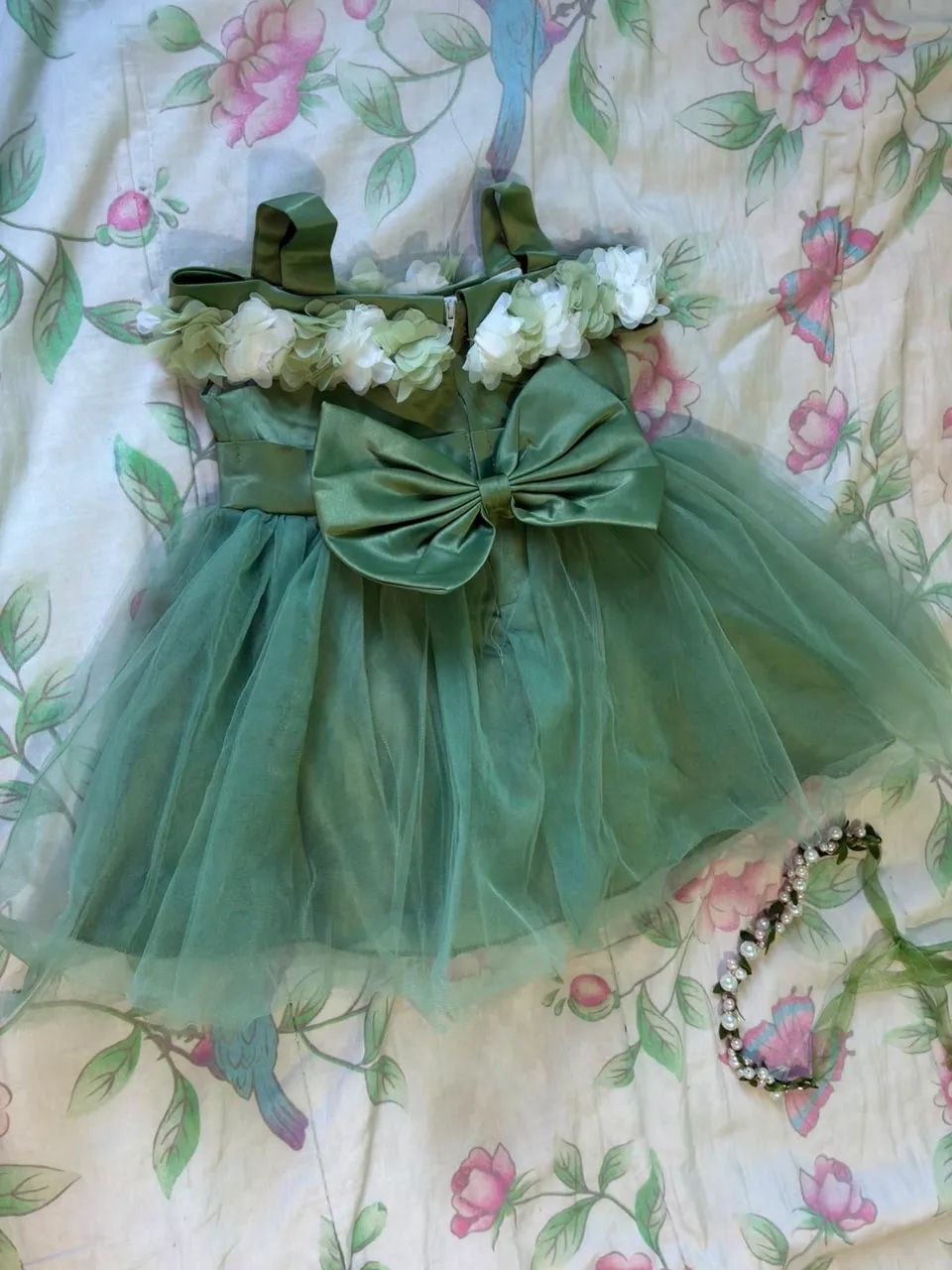 Vestido e sapatinho infantil  - Foto 5
