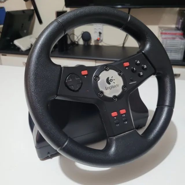 VOLANTE LOGITECH FORMULA VIBRATION - PC E PS2 - Foto 2