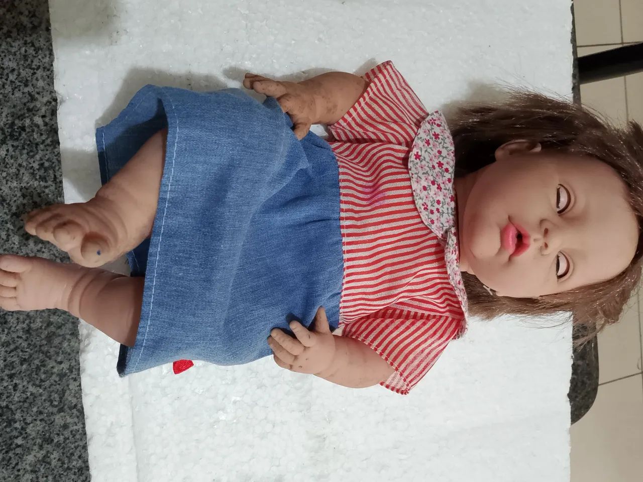Boneca bebê tipo reborn  - Foto 4