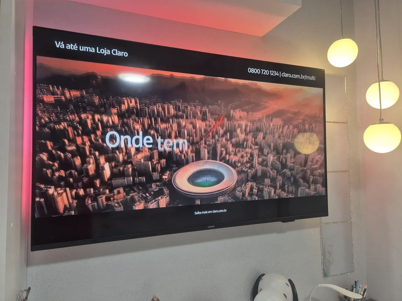 Smart TV 50" Philips Ambilight - Foto 2