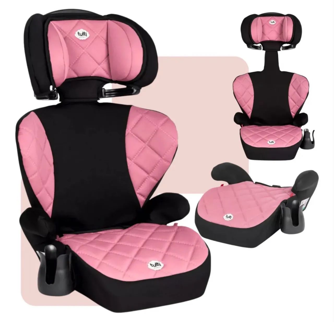 Cadeirinha de 15 a 36 kilos vira assento 