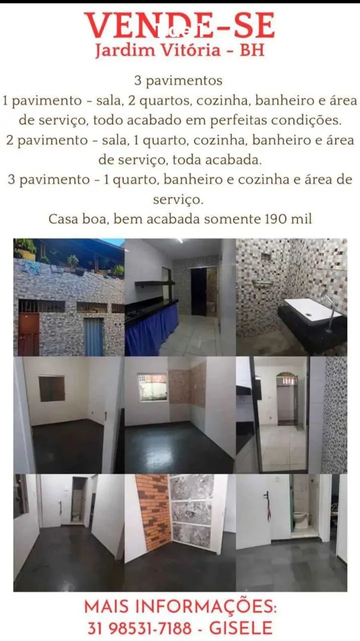 Não tem garagem, mais pode desfazer algum cômodo em baixo e fazer
