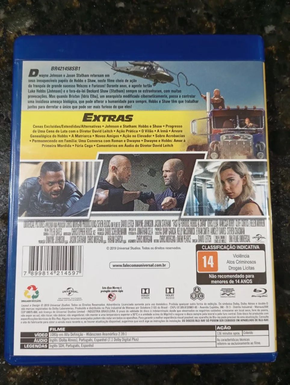 Blu-ray Velozes e Furiosos Hobbs e Shaw - Foto 3