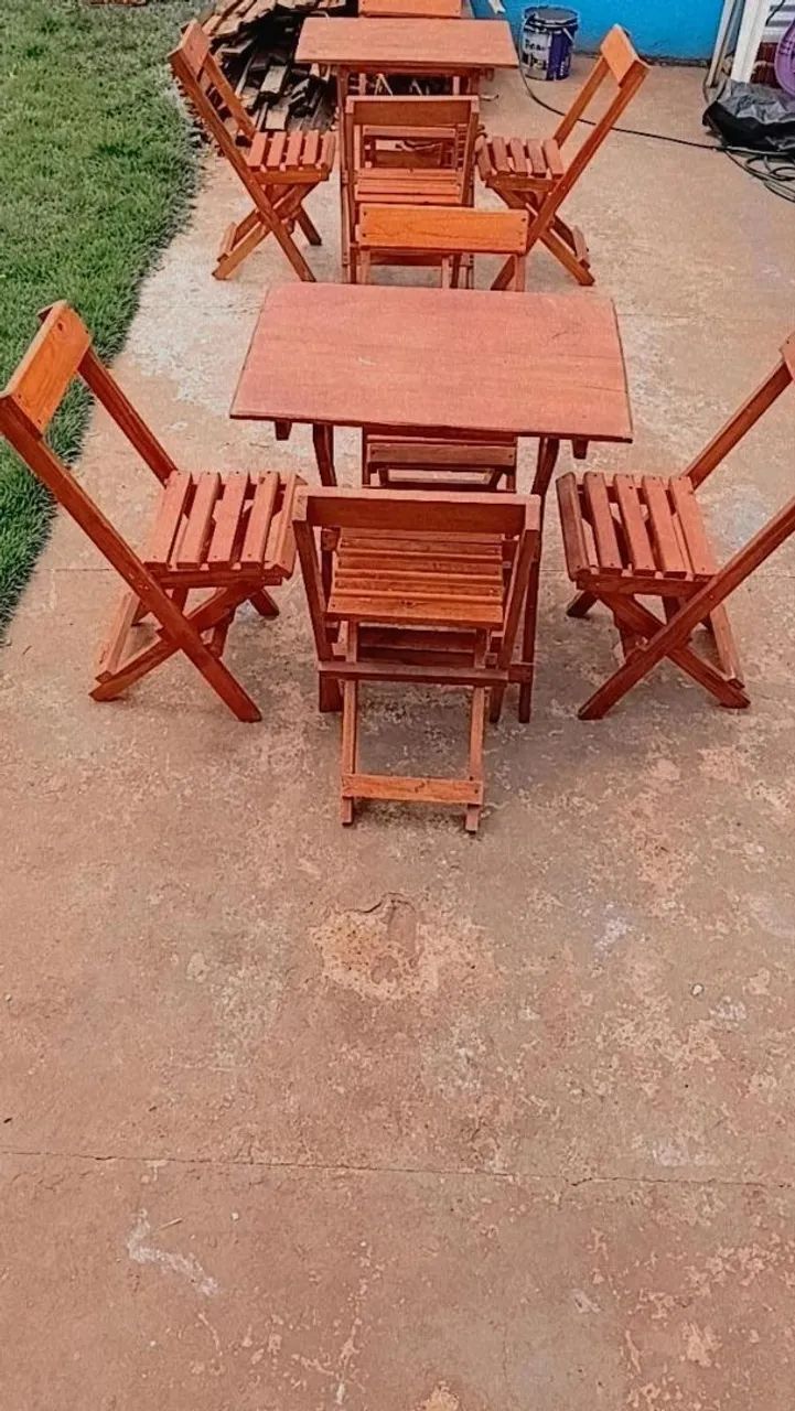 Mesa conjunto com 4 cadeiras  - Foto 5
