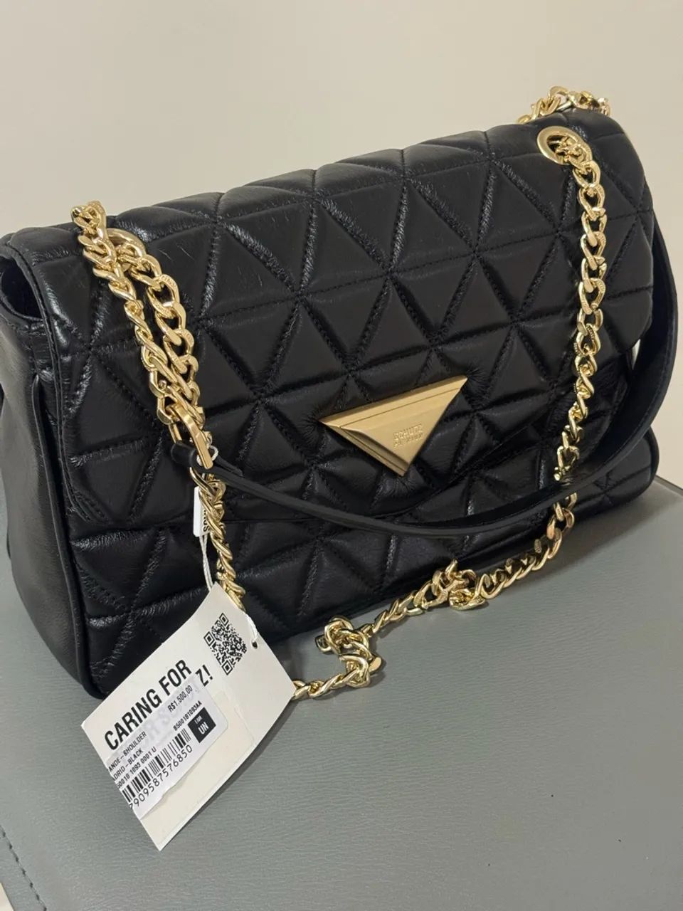 Bolsa 944 grande preta Schutz  - Foto 2
