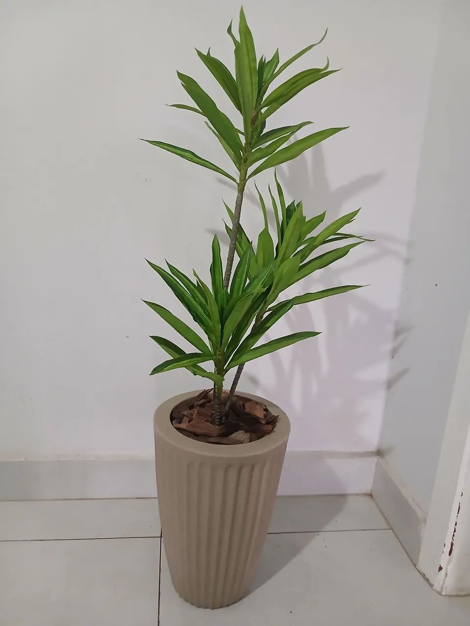Vaso com yucca artificial para decoração  - Foto 5