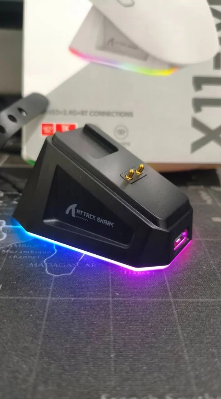 Mouse attack shark x11 preto - Foto 5