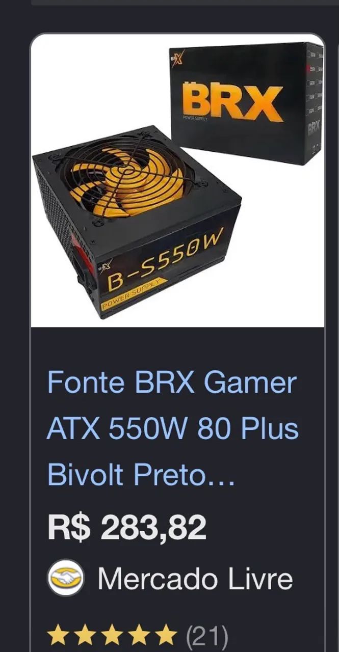 Vendo fonte 550 W - Foto 3