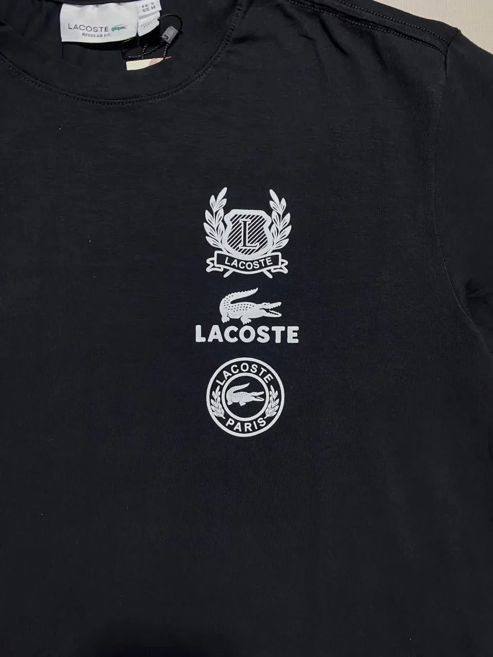 Camiseta Preta Logo Branco - Foto 3
