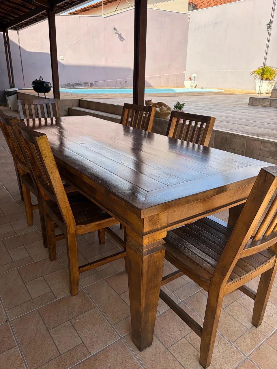 Mesa madeira maçiça