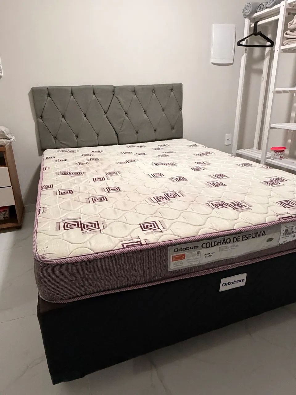 Cama box casal Ortobom com colchão D28 - Foto 2