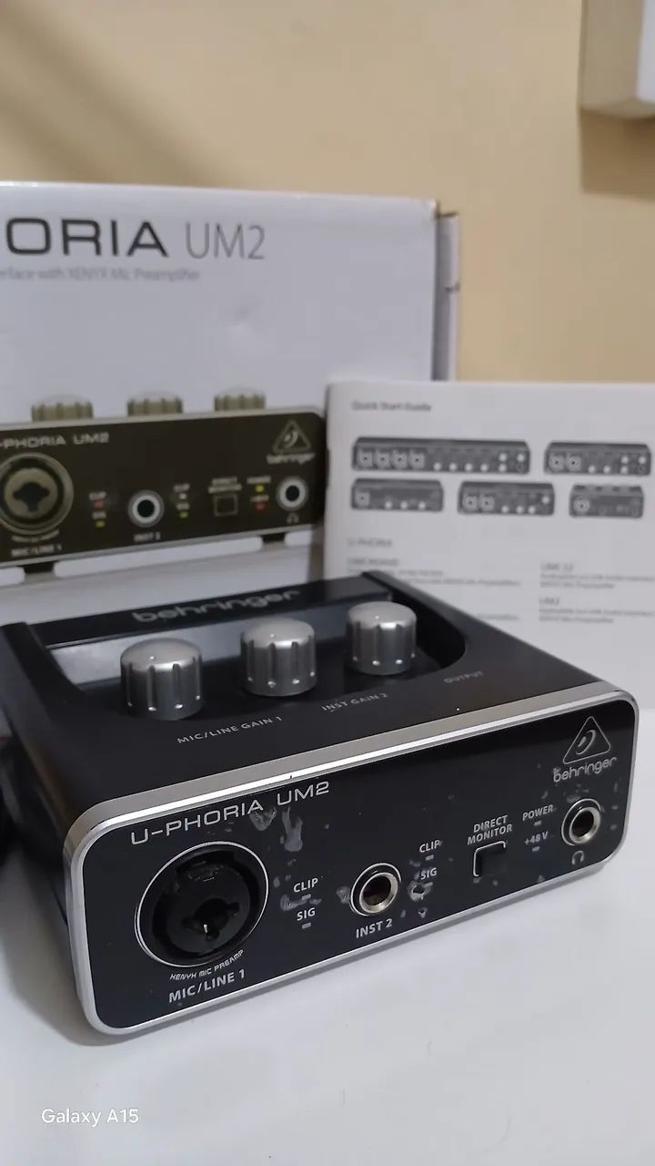 Placa de áudio behringer UM2 - Foto 3