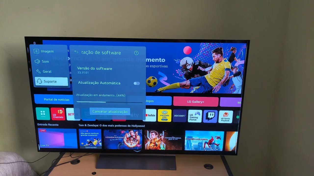 TV LG 55 polegadas OLED 4K  (LEIA O ANÚNCIO)