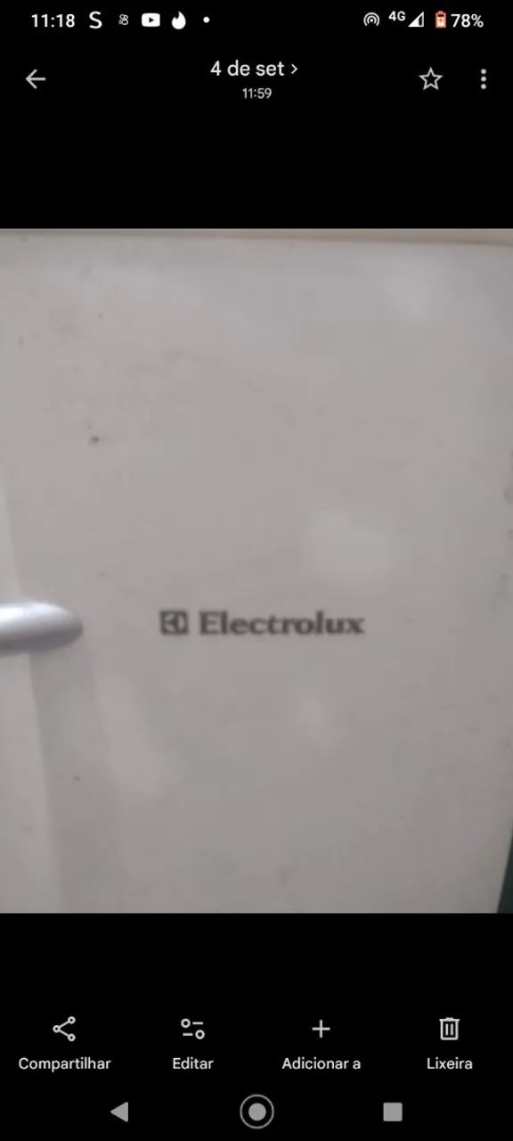 Geladeira Electrolux