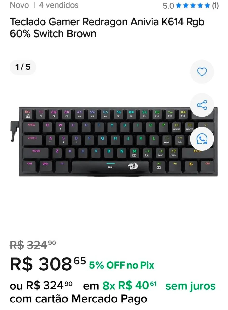 Teclado mecânico Gamer REDRAGON - Foto 4