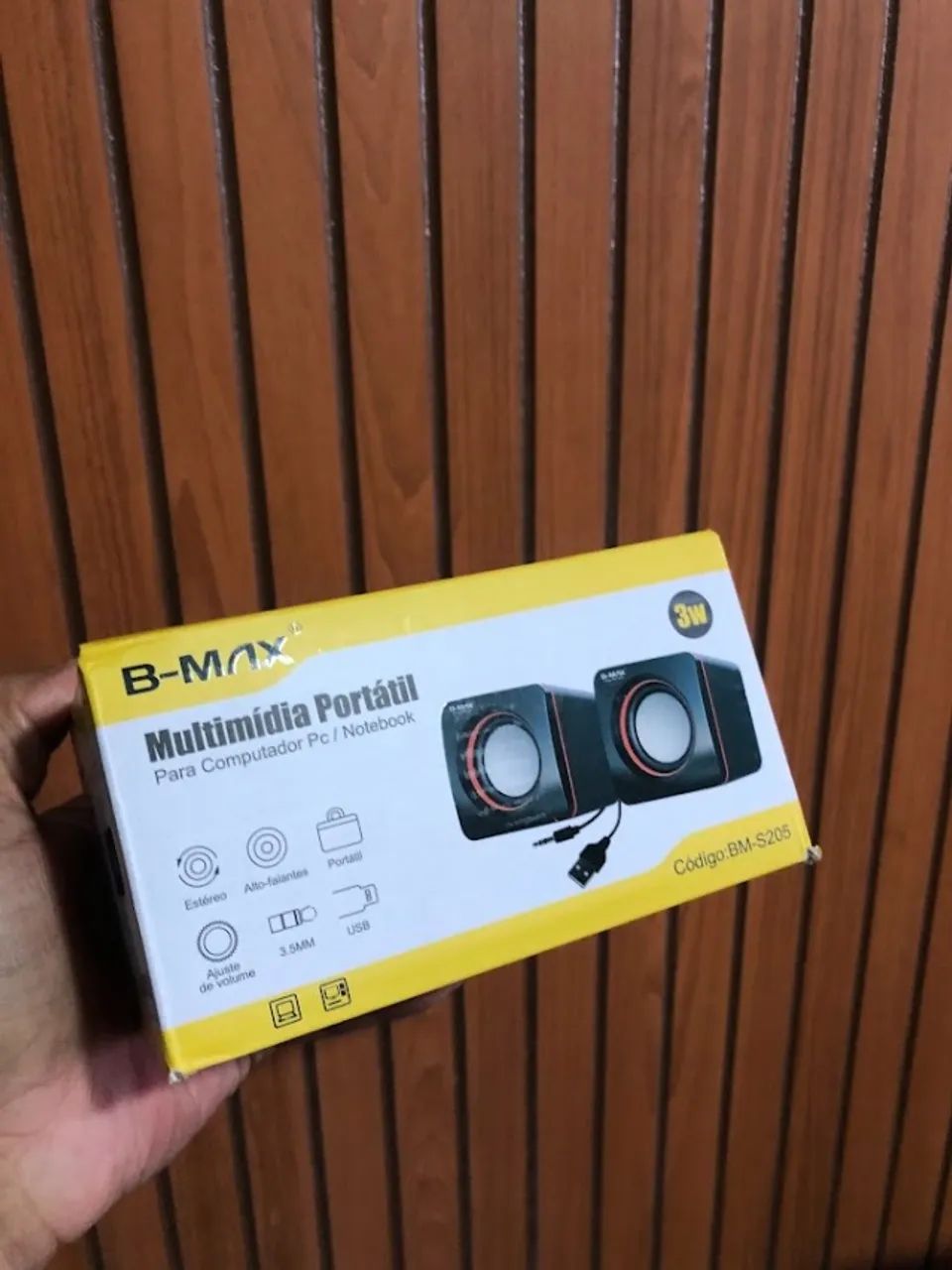 Caixa de Som Multimídia para PC/Notebook - B-Max BM-S205