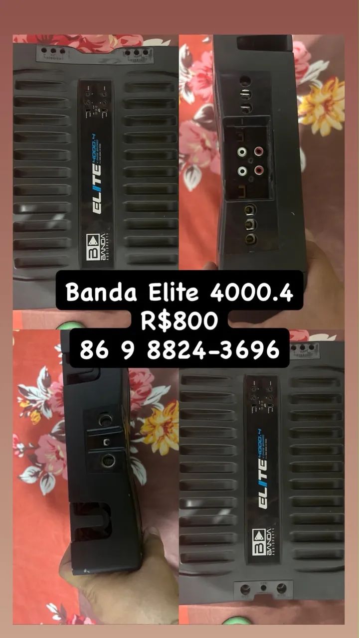 Módulo Banda Elite 4000.4 4ohm - Foto 5