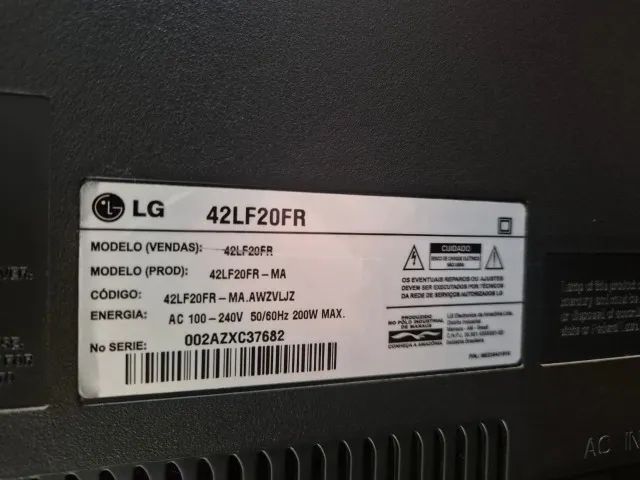 TV LG 42 polegadas Full HD em ótimo estado (não Smart) - Foto 2