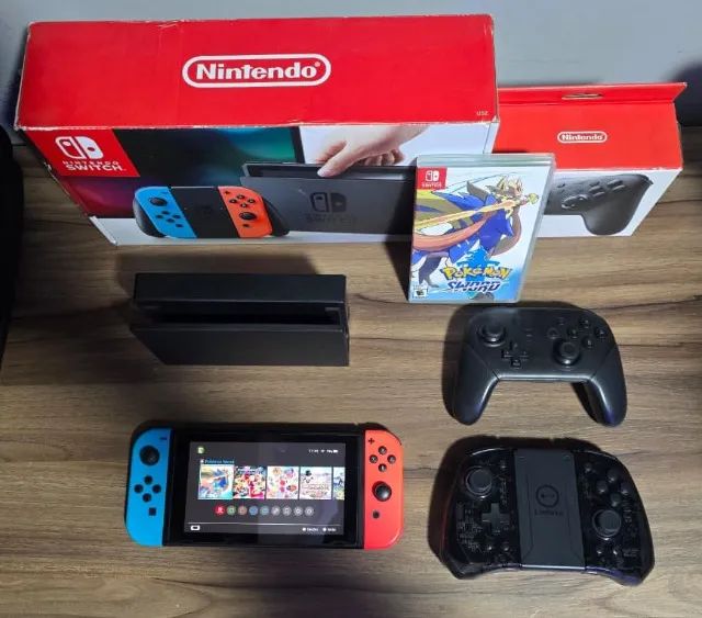 Nintendo Switch 1 Completo + Acessórios - Foto 2