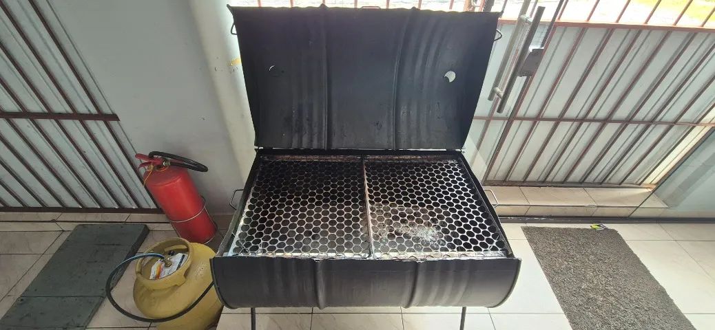 Churrasqueira tambor com flauta (Gás e Carvão) - Foto 2