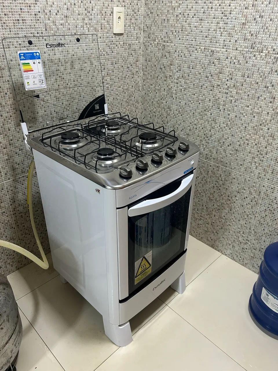 Fogão 4 bocas com ascendimento automático 