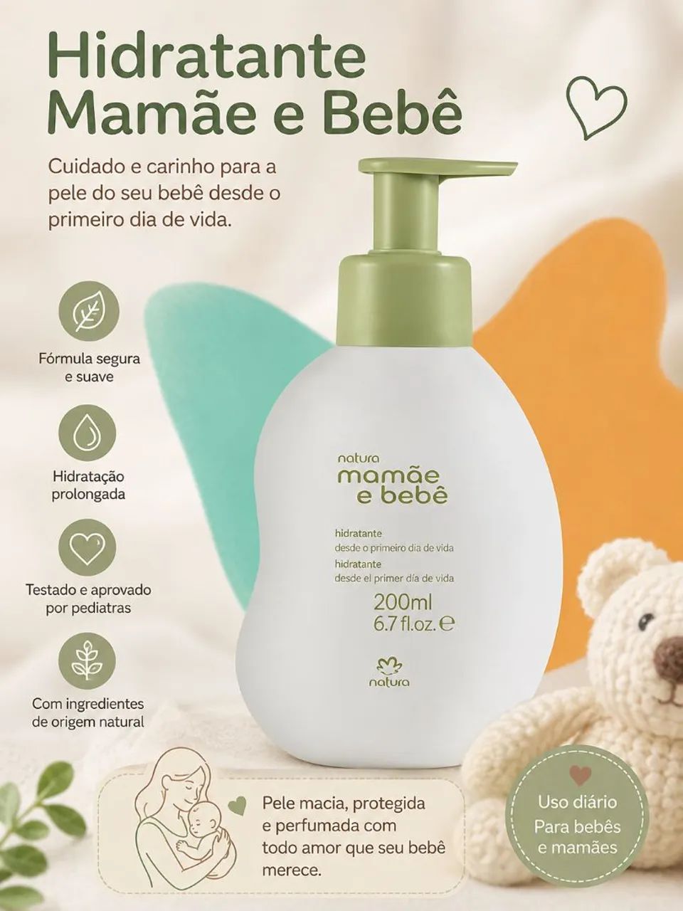 Hidratante mamãe bebê 
