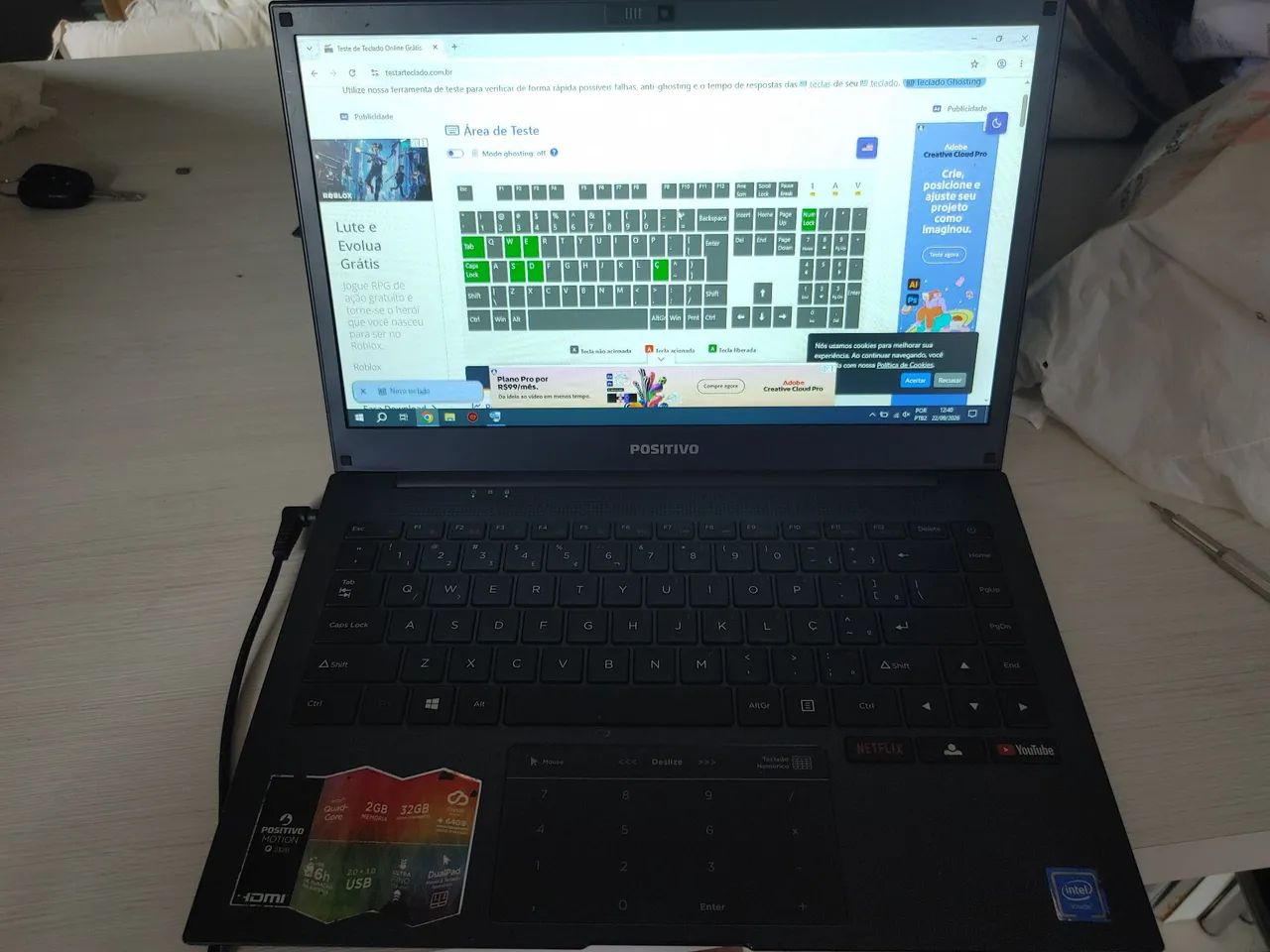 Notebook Positivo Motion