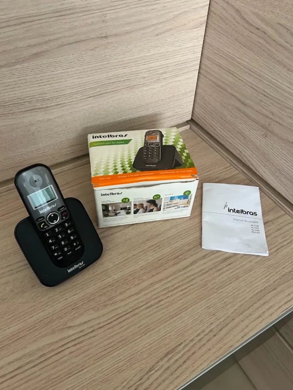 Telefone Sem Fio Intelbras TS 5120 - Completo com Caixa