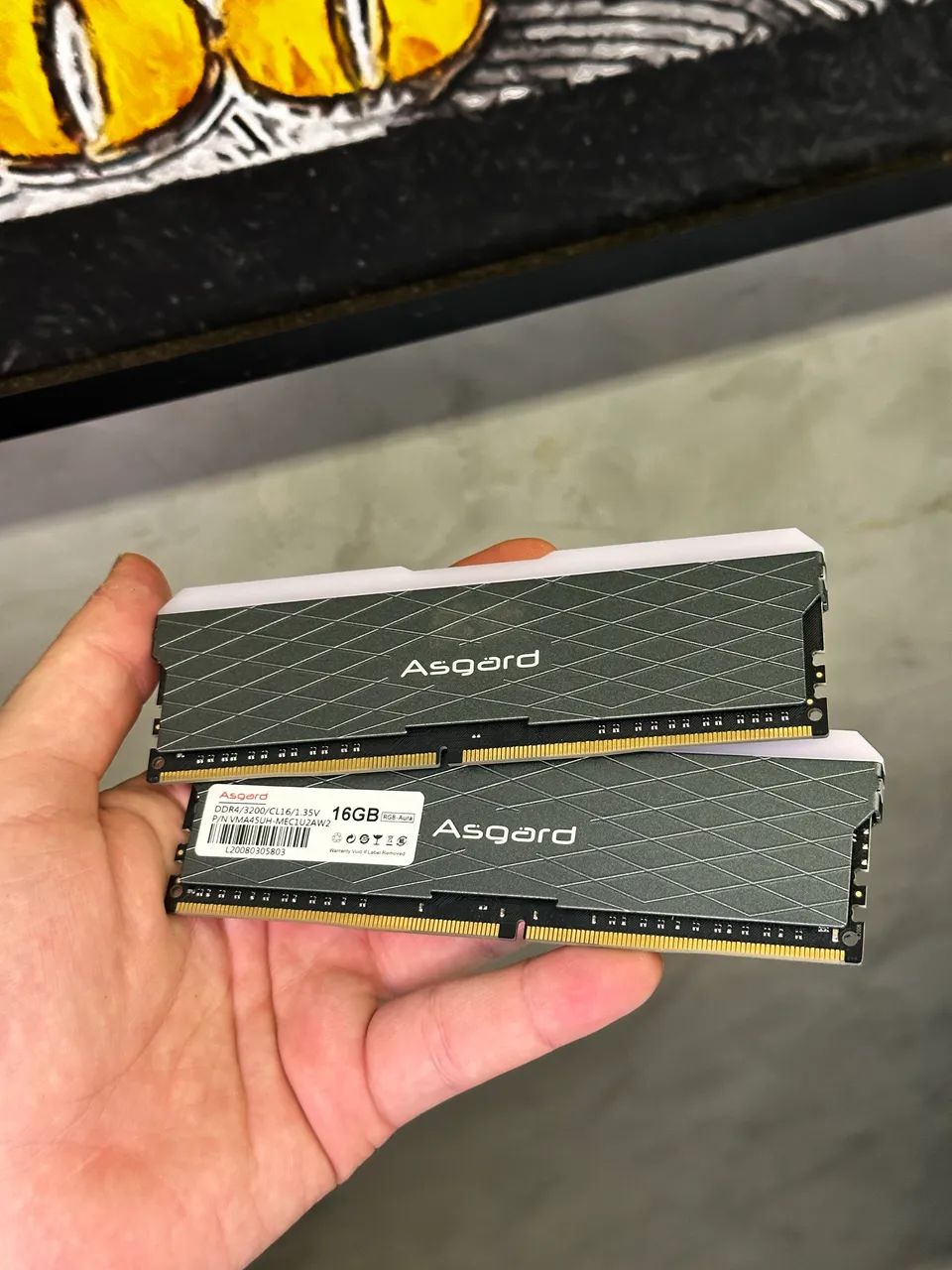 Memória RAM Asgard DDR4 3200mhz RGB (2x16gb)