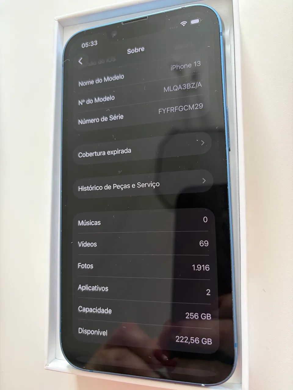 IPhone 13, azul, capacidade 256g  - Foto 3