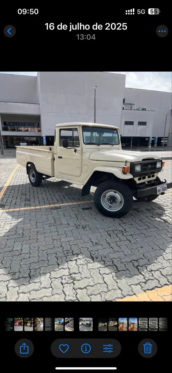 Toyota Band.Jipe Band.Jipe Cap.de Aço Chas. Curto Diesel 1991