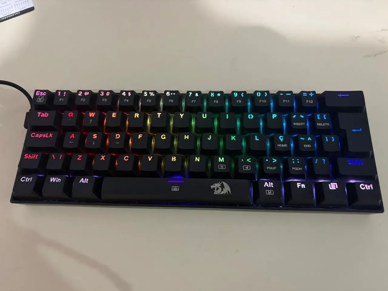 Teclado mecânico 60% Redragon Dragonborn - Foto 2