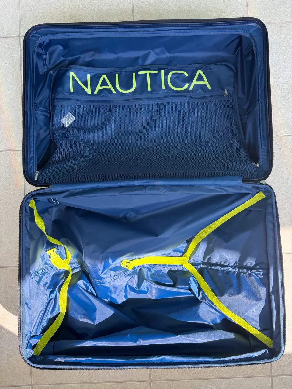 Mala Nautica 32 polegadas Grande Rígida com 4 Rodas - Nova - Foto 2